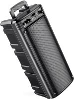 Outdoor Speaker with Microphone Hoco BS52 Billowing Outdoor Wireless Portable Bluetooth Speaker System, Stand-alone Karaoke, Remote Control and Color Music