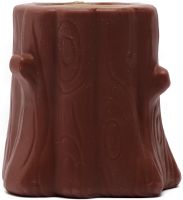 Silicone Antistress Squirrel Toy in a Hollow Nutty Squirrel Popper JG-88 6.5 x 6cm Bouncing Pop It Sweatshirt in a Log for Children T206 Brown 