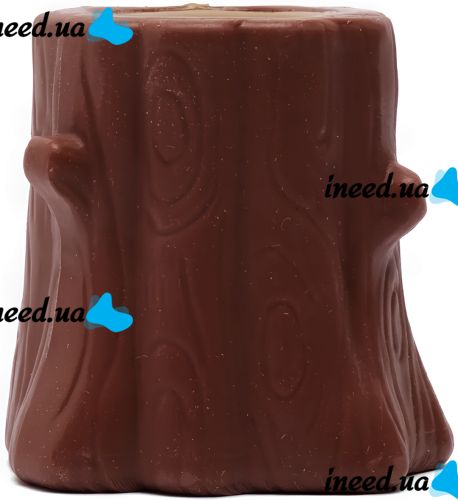 Silicone Antistress Squirrel Toy in a Hollow Nutty Squirrel Popper JG-88 6.5 x 6cm Bouncing Pop It Sweatshirt in a Log for Children T206 Brown 