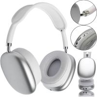 Накладные беспроводные наушники Bluetooth Macaron P9 Max с Aux, Полноразмерные блютуз стереонаушники со слотом карты памяти MicroSD, TF Card Белые