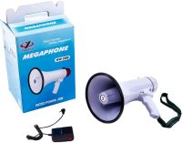 Hand-held megaphone horn HW-20B 30W range 300m large speaker on a belt with a remote microphone and voice recording function on a HW20B battery