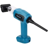 Акумуляторний пилосос Makita CVC-21 21V з насадками, бездротовий ручний автопилосос Макіта 3 режими швидкості для сухого прибирання в авто і вдома Синій