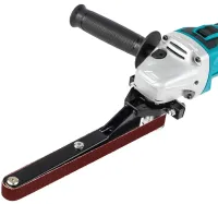 Belt sander adapter RUOKTOOL FT-140 M10 M14 on a Bulgarian Bulgarian milling machine 100mm/115mm/125mm, Grinder for polishing wood metal with 2 belts