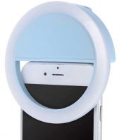 LED Selfie Ring Selfie Ring Light XL-191 8.5cm Backlight for Photo Lamp for Android IOS Phone Blue,Pink,Black