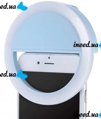 LED Selfie Ring Selfie Ring Light XL-191 8.5cm Backlight for Photo Lamp for Android IOS Phone Blue,Pink,Black