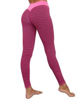 Women's Sports Leggings Staples Scrunch Bum Pink High-waisted and Push-up Effect Slimming Seamless Leggings for Fitness push up
