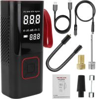 Car Compressor Car Air Pump ATJ-6988 Rechargeable Car Compressor with LCD Monitor, Portable Tire Pump for Car and Bicycle