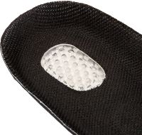 Orthopedic insoles size 39-44 with rigid supinator and gel heel AND195 universal trimmed insoles from flat feet, blisters for shoes