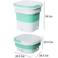 Folding Silicone Washing Machine Bucket Folding Washing Machine Maxtop BX-3, Compact Portable Household Mini Washing Machine SZ-588 7399