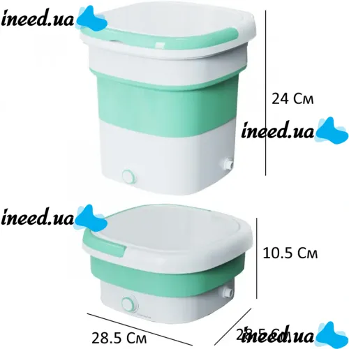 Folding Silicone Washing Machine Bucket Folding Washing Machine Maxtop BX-3, Compact Portable Household Mini Washing Machine SZ-588 7399