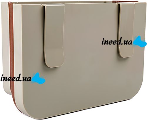 Car Folding Organizer Glove Compartment Multifunctional Vehicular Rubbish Bin Folding Hanging Dumpster on the Seat Back in a Car