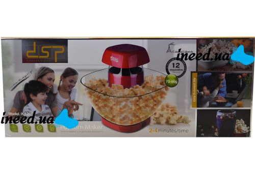 Popcorn Maker Machine Popcorn Maker KA2018 1200W home electric mini popcorn maker, portable popcorn maker from the MA-5 network Red