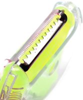 Ручна кругла овочерізка Rotary Multifunctional Peeler 3 в 1 універсальна тристороння терка для чищення і нарізки соломкою овочів і фруктів
