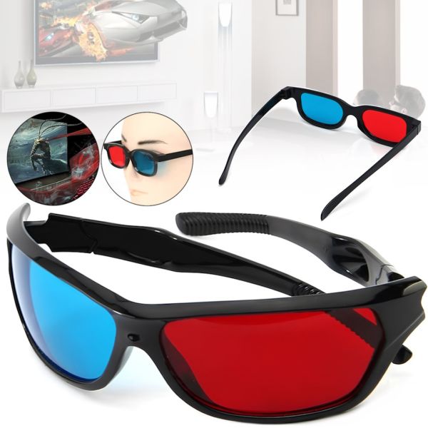 Универсальные 3D очки виртуальной реальности Digital Glasses анаглифные стерео очки в пластиковой оправе для 3Д изображений, фильмов и видео