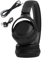 Large Wireless Stereo Headphones Bluetooth Wireless Headset SN-700 Overhead Rechargeable Headset with Headband and Microphone Mini-jack USB