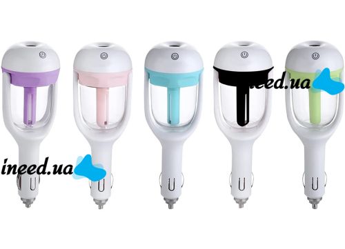 Автомобільний зволожувач повітря Car Charger Humidifier BA - 3 портативний авто освіжувач з очищувачем і USB 12V дифузор від прикурювача в машину