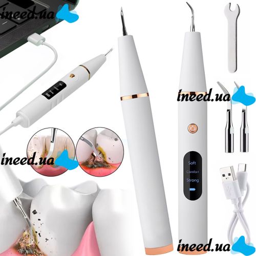 Peicon N-G6 ultrasonic scaler for cleaning teeth Teeth Cleaner HY-46 tartar removal irrigator with attachments and illumination