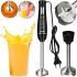 Bitek BT-313B 1600W immersion kitchen blender with 600ml plastic bowl Bitek electric handheld chopper BT313B Black
