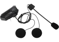 Helmet Wireless Earphone Y10 Helmet Wireless Headset with Soft Microphone and Noise Cancellation, Motorcycle Headset with Touch Control and Bluetooth