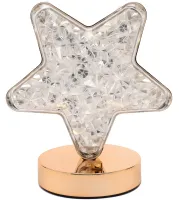 Настольная лампа-ночник Star Table Light PC-8207 сенсорный ночник звезда, светодиодная лампа светильник с кристаллами на акриловой подставке 3 режима