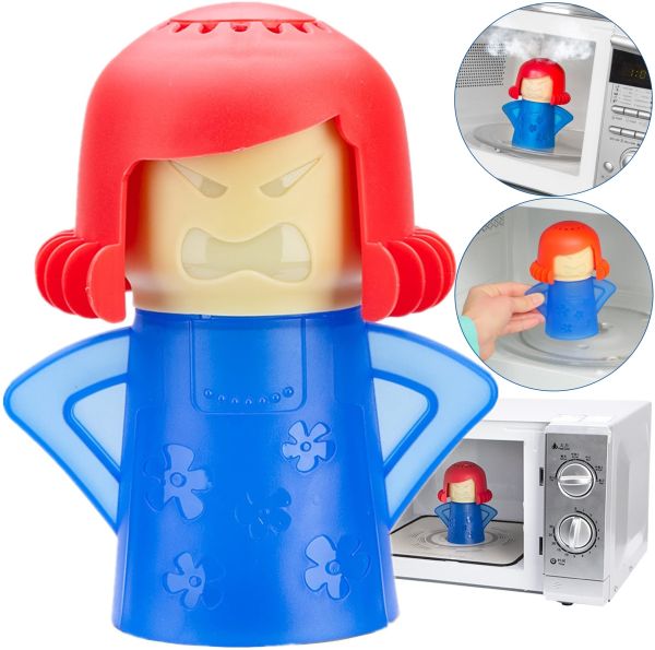 Steam cleaner of the microwave oven Apdgu Mom kitchen steam cleaner for the microwave Angry mom a device for cleaning appliances in the kitchen 14x11x8 cm