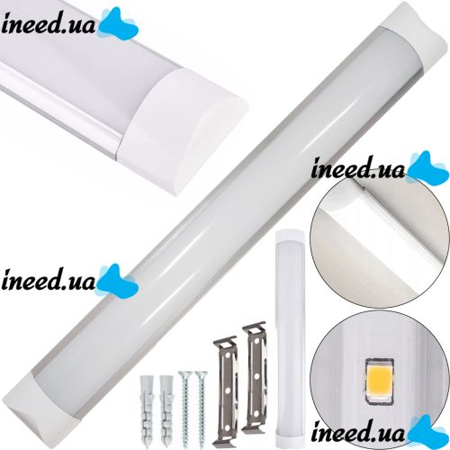 GreeLite 8250 LED Ceiling Lamp at 150W 120 cm Cold White, Linear Lamp Wall Lamp 6500K 1.2m from 220V mains Cold White