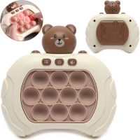 Дитяча іграшка головоломка Pop It Baby Bear Інтерактивна електронна приставка антистрес поп ІТ для зняття стресу на батарейках від 3-х років