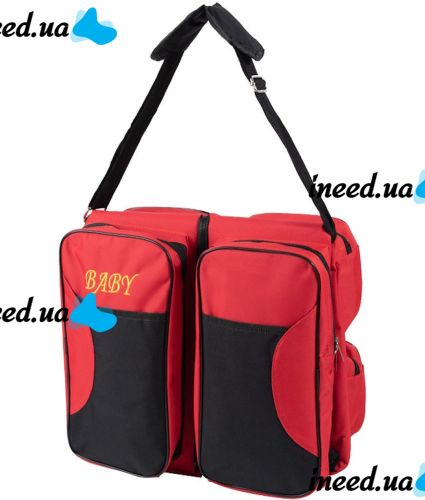 Folding Baby Carrier Bag Baby Bed and Bag Multifunctional Folding Transformer Bag, Baby Carrier Bed Up to 12 Months