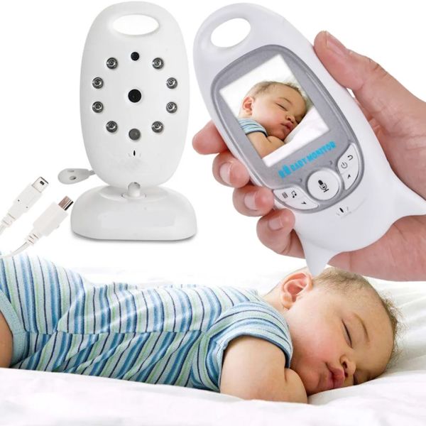 Беспроводная видеоняня Smart Baby VB601 с экраном 2 дюйма, аккумуляторная цветная камера ночного видения с двухсторонней связью и термометром VB-601