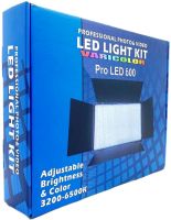 Світлодіодна студійна лампа Pro Led Light Kit U600 професійний відеосвітло 3200 - 6500K освітлювач для фото і відео з кріпленням для нахилу