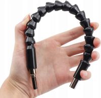 Гнучкий подовжувач з викруткою Snake Bit TOO SB-48 набір змінних біт з гнучкою насадкою для викрутки, шуруповерта і дрилі 30 см магнітний вал SB48