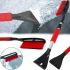 Car cleaning scraper Brush Snow Brush A031-001 2 in 1 telescopic brush for cleaning the car from snow, ice with a scraper and a handle 68-88 cm