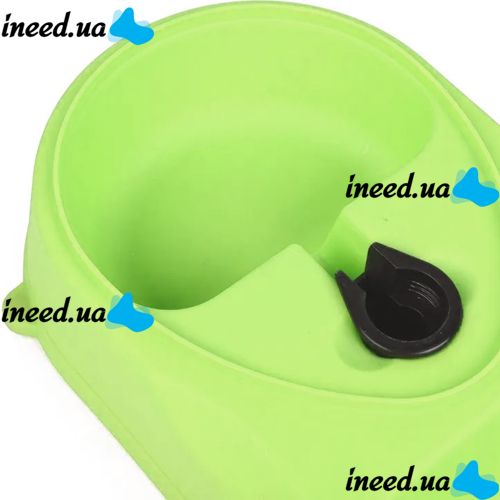 Миска для собак і котів Pet Feeder з поїлкою 2 в 1, автоматична Пластикова годівниця для домашніх тварин c дозатором, диспенсером для води