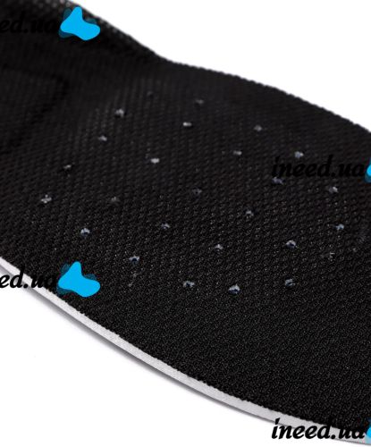 Orthopedic insoles size 39-44 with rigid supinator and gel heel AND195 universal trimmed insoles from flat feet, blisters for shoes
