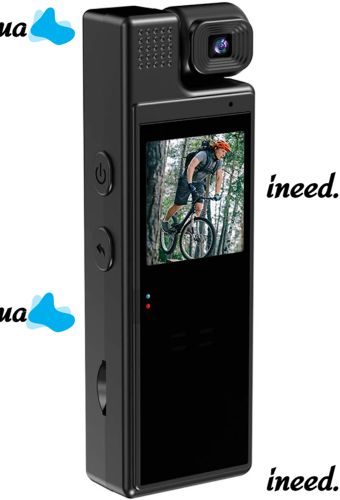 Нагрудна міні камера відеоспостереження L9 1080p Full HD боді-камера з дисплеєм поворотною лінзою і датчиком руху Wi Fi відеореєстратор з кліпсою