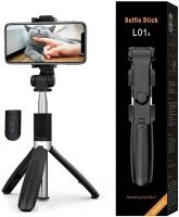 Selfie Stick Tripod Selfie Stick L01 70cm Telescopic Tripod for Selfie, Monopod Tripod with Holder for Phone with Bluetooth Remote Control L-01