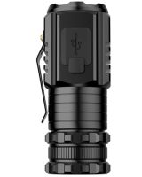 Ручной фонарь со стеклобоем Bailong X-BAIL BL-450XC 5W аккумуляторный светодиодный мини LED фонарик с креплением, молотком и магнитом 800 лм Type-C