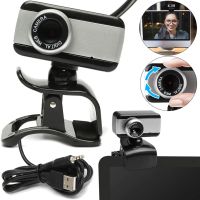 Провідна веб камера з мікрофоном Digital HD Camera RD517 640х480 універсальна зовнішня USB веб-камера на прищіпці для ПК комп'ютера і ноутбука Чорна