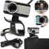 Провідна веб камера з мікрофоном Digital HD Camera RD517 640х480 універсальна зовнішня USB веб-камера на прищіпці для ПК комп'ютера і ноутбука Чорна