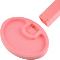 Косметическое сенсорное зеркало для макияжа Magic MakeUp Mirror вращается на 180 настольное зеркало на подставке с подсветкой 22 LED USB Розовое