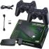 Игровая видео приставка Data Frog Y-3 Lite Green Playstation PS1 с беспроводными джойстиками, HDMI к телевизору 64Гб, 4K 10000 игр Sega Dendy Y3