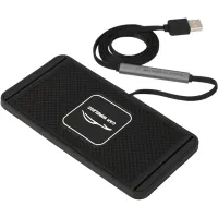Автомобільна бездротова зарядка Car Wireless Pad C1 15W для зарядки телефону, силіконовий зарядний килимок в авто з антиковзаючим покриттям чорний