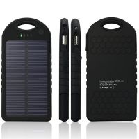 Portable Charger Power Bank Solar Charger JS-3 50,000 mAh power bank with carbine on a solar battery, external battery 50,000 mAh