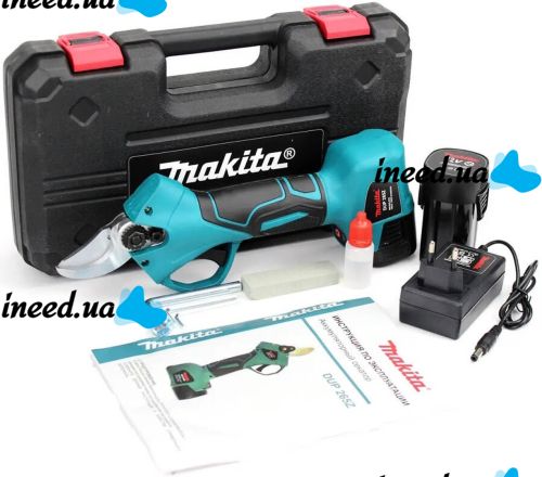 Battery Electric pruner Makita DUP265Z 12V 5AH Li-Ion garden pruner for pruning branches and trees with 2 batteries in a 12V case