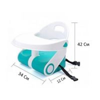 Portable High Chair Booster for Feeding Childrens Folding Seat, Transformer High Chair for Food, Booster High Chair with a table for children