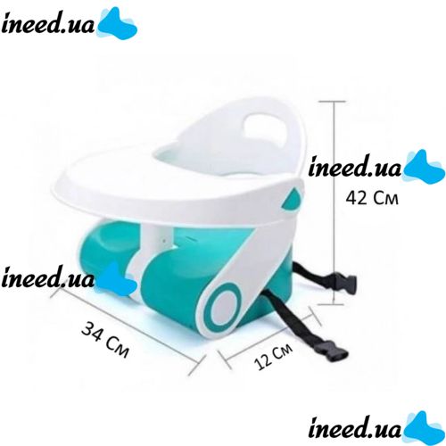 Portable High Chair Booster for Feeding Childrens Folding Seat, Transformer High Chair for Food, Booster High Chair with a table for children