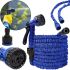 Садовый шланг для полива растений Magic Hose 30 метров 100FT с насадкой распылителем X-Hose 30м усиленный поливочный растягивающийся шланг