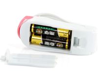 Ручной мини запайщик пакетов Type Mini Sealing 10x4 см, запаиватель упаковщик для хранения продуктов и вещей в полиэтиленовых пакетах на батарейках