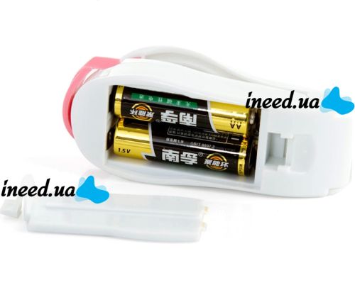 Ручной мини запайщик пакетов Type Mini Sealing 10x4 см, запаиватель упаковщик для хранения продуктов и вещей в полиэтиленовых пакетах на батарейках