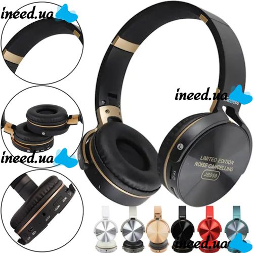 T&G Wireless Everest JB-950BT Overhead Wireless Headphones with MP3 Player, Microphone, Bluetooth and microSD, Bluetooth Stereo Headphones AUX JB 950